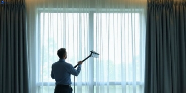 Commercial curtain steam cleaning service oyster-bay-nsw hotels offices
